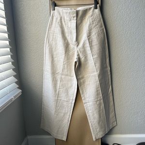 ZARA HIGH WAIST STRAIGHT PANTS